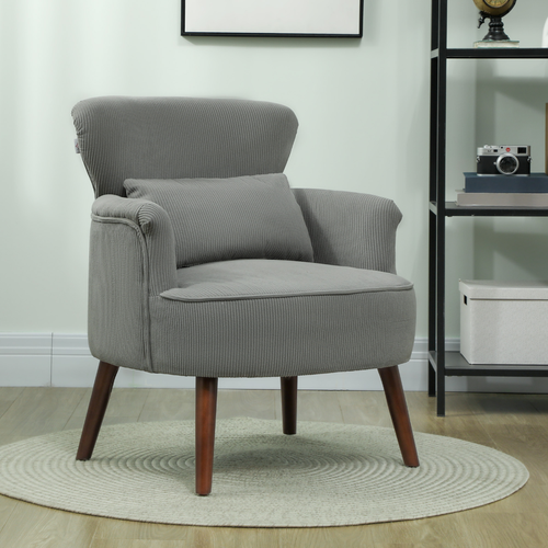The Furniture Hubs Armchair with Padded Seat and Backrest