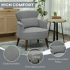 The Furniture Hubs Armchair with Padded Seat and Backrest