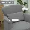 The Furniture Hubs Armchair with Padded Seat and Backrest