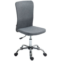 The Furniture Hubs Armless Computer Desk Chair, Makeup Vanity Chair