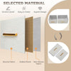 The Furniture Hubs Cream Storage Unit with 9 Stylish Drawers