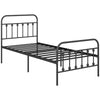 King Size Minimalist Metal Bed Frame | The Furniture Hubs
