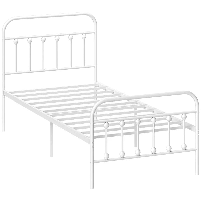 King Size Minimalist Metal Bed Frame | The Furniture Hubs