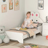 Rabbit-Designed Toddler Bed – White