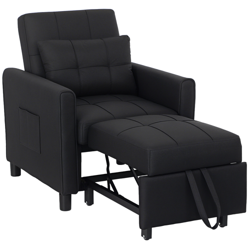 The Furniture Hubs Folding Sleeper Chair Bed with Pillow