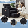The Furniture Hubs Folding Sleeper Chair Bed with Pillow