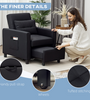 The Furniture Hubs Folding Sleeper Chair Bed with Pillow