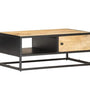 The Furniture Hubs Mango Wood Carved Coffee Table 90x55x36