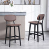 The Furniture Hubs 2 Sets Faux Leather Chairs & Bar Stools