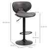 The Furniture Hub Vintage Leather Chairs & Stools Pair