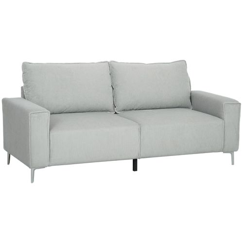 Cosy Corduroy Three-Seater Sofa - Modern Comfort for Any Living Space