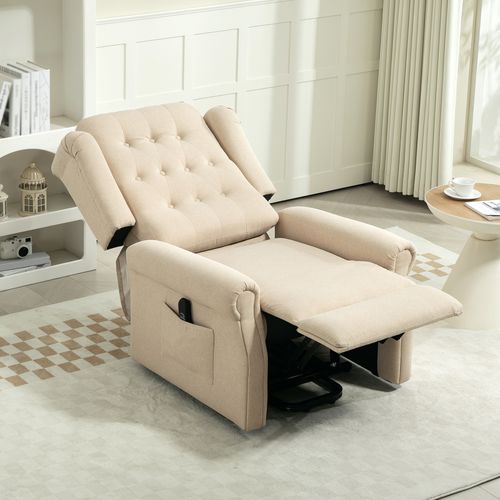 The Furniture Hub Power Lift Recliner Armchair with Wingback