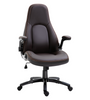 PU Leather Swivel Office Chair Adjustable by The Furniture Hubs