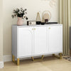 HOMCOM Sideboard with Adjustable Shelves & Doors for Living Room, White