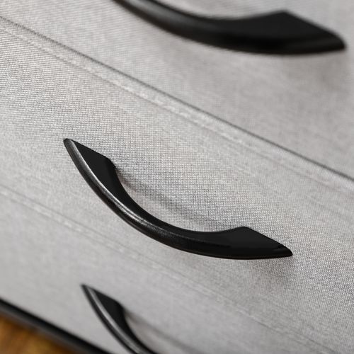 Wooden Top for Closet Hallway Grey with 6 Drawer