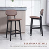 The Furniture Hubs 2 Sets Faux Leather Chairs & Bar Stools