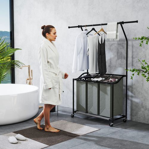 The Furniture Hubs 126L Laundry Sorter, Laundry Basket