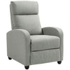 The Furniture Hubs Linen Reclining Chair with Padded Seat