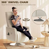 Massage Reclining Chair with Adjustable Backrest, Cream White