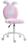 The Furniture Hubs Armless Desk Chair Bunny Vanity Chair