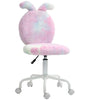 The Furniture Hubs Armless Desk Chair Bunny Vanity Chair
