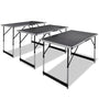The Furniture Hub 3pc Foldable Height-Adjustable Pasting Table