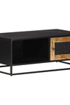 The Furniture Hubs Mango Wood Coffee Table 90x50x35