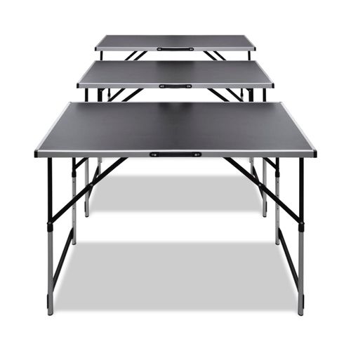 The Furniture Hub 3pc Foldable Height-Adjustable Pasting Table