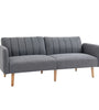 Two Seater Sofa Bed w/ Adjustable Backrest for Living Room, Guest Room