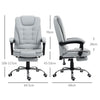 The Furniture Hubs Executive Swivel Office Chair with Footrest