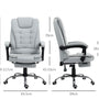 The Furniture Hubs Executive Swivel Office Chair with Footrest
