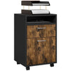 The Furniture Hubs 60cm Storage Cabinet with Drawers