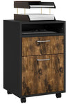 The Furniture Hubs 60cm Storage Cabinet with Drawers