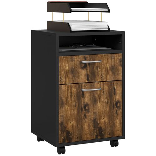 The Furniture Hubs 60cm Storage Cabinet with Drawers