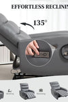 Furniture Hubs Recliner Chair w/ USB & Phone Holder