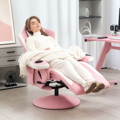 The Furniture Hubs Manual Recliner Armchair PU Sofa Chair