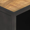 The Furniture Hubs Coffee Table 90×50×35 -Mango Wood & Cane