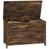 HOMCOM Storage Chest with 2 Safety Hinges, Storage Bench for Living Room
