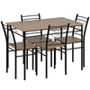 The Furniture Hubs 5 Piece Dining Table and Chairs Set