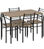 The Furniture Hubs 5 Piece Dining Table and Chairs Set