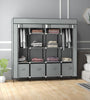 The Furniture Hubs Fabric Wardrobe –12‑Shelf Foldable Closet