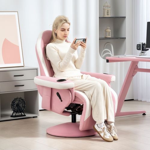 The Furniture Hubs Manual Recliner Armchair PU Sofa Chair