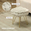 The Furniture Hubs Woven Velvet Foot Stool